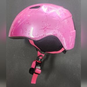 Giro Pink Kids Ski/Snowboard Helmet with Starburst Design Size Xs